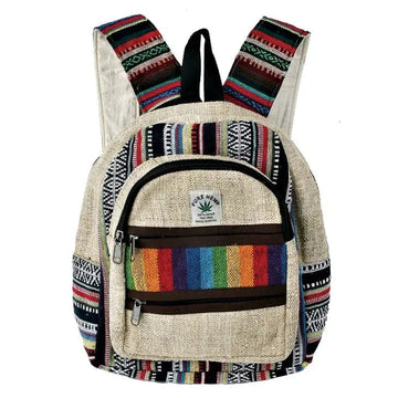 Faire-Foot Path Trading Co Backpacks Handmade in Nepal Rainbow Back Pack-Medium